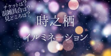 時之栖イルミネーション2022いつから開催？チケットの購入方法は？開催期間や点灯時間、口コミ・混雑状況を紹介