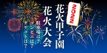 花火甲子園 全国花火師No.1決定戦2022を見られる場所は？穴場は？屋台や時間、交通情報の開催情報をチェック！