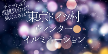 東京ドイツ村ウインターイルミネーション2022いつから開催？チケットの購入方法は？開催期間や点灯時間、口コミ・混雑状況を紹介