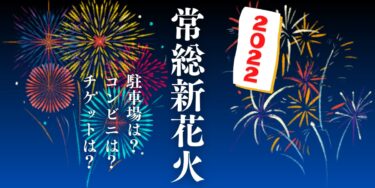 常総新花火2022を見られる場所は？穴場は？屋台や時間、交通情報の開催情報をチェック！