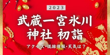 2023年武蔵一宮氷川神社の初詣の混雑状況、アクセスは？いつまでに行く？屋台は？