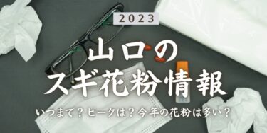 2023年山口県のスギ花粉はいつまで？ピークは？今年の花粉は多い？今年のスギ山の状況は？今日の花粉症ひどい？リアルタイム情報