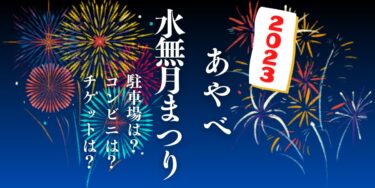 あやべ水無月まつり2023を見られる場所は？穴場は？屋台や時間、交通情報の開催情報をチェック！