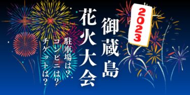 御蔵島花火大会2023を見られる場所は？穴場は？屋台や時間、交通情報の開催情報をチェック！