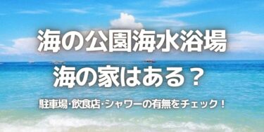 2023年海の公園海水浴場に海の家はある？駐車場は？シャワーや周辺のご飯情報を紹介！