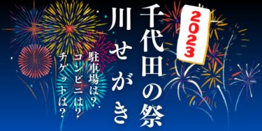 千代田の祭 川せがき2023を見られる場所は？穴場は？屋台や時間、交通情報の開催情報をチェック！