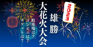 雄勝大花火大会22023を見られる場所は？穴場は？屋台や時間、交通情報の開催情報をチェック！