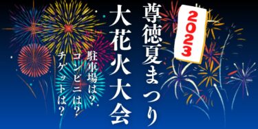 尊徳夏まつり大花火大会2023を見られる場所は？穴場は？屋台や時間、交通情報の開催情報をチェック！