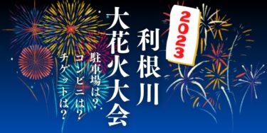 利根川大花火大会2023を見られる場所は？穴場は？屋台や時間、交通情報の開催情報をチェック！